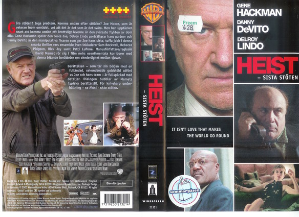 HEIST - SISTA STÖTEN (VHS)